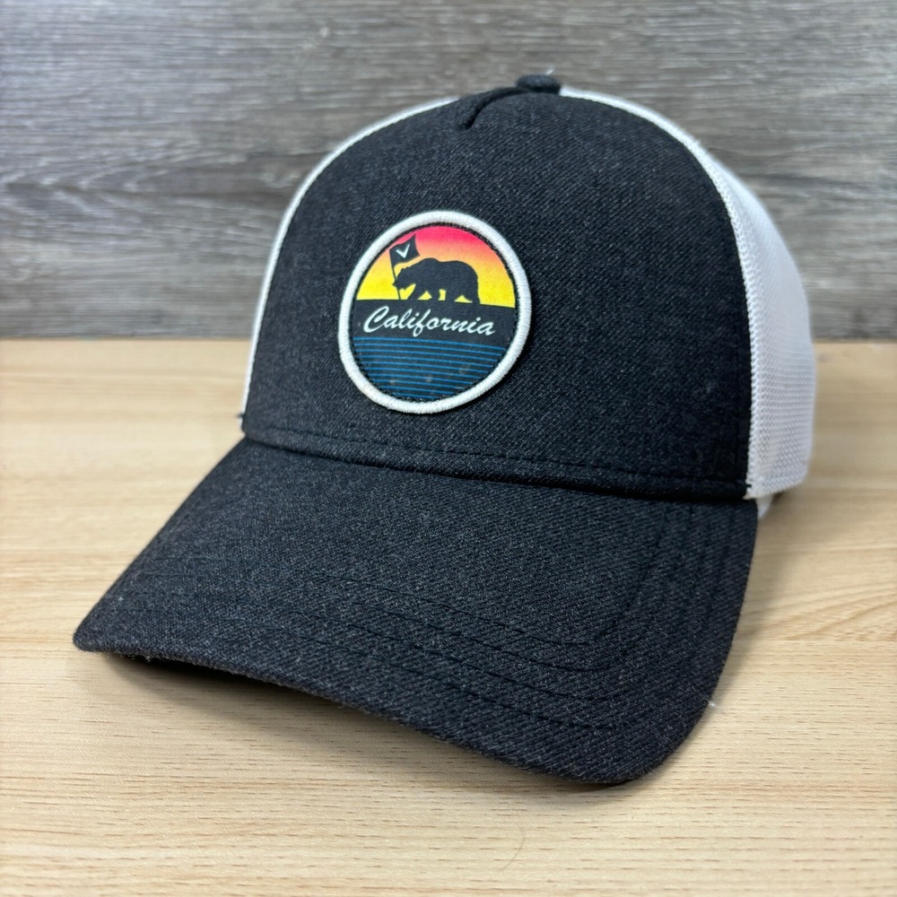 Callaway Hat Cap Snapback‎ Gray Golf Golfing California Adjustable Mens